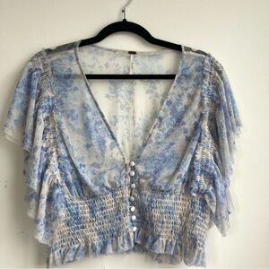 Free people lace blouse